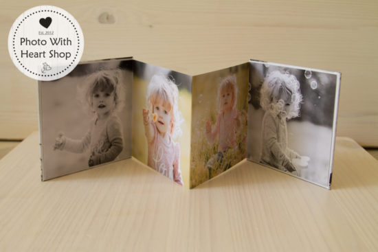 Harmonicaboekje-mini fotoboekje-fotoboekje-mini album-accordion boekje -zigzag boekje -